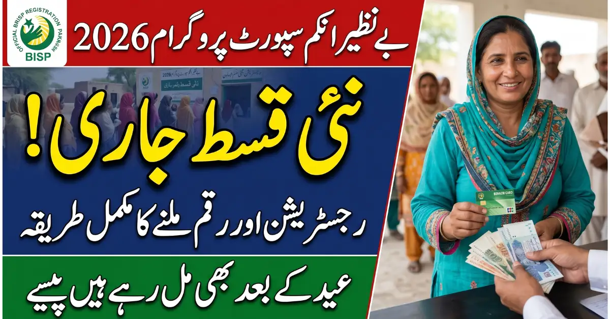BISP New Installment 2026 Released – Complete Guide for Registration & Payment