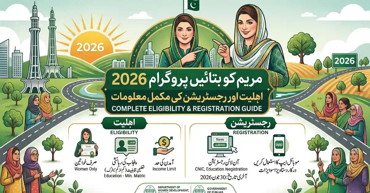 Maryam Ko Batain Program 2026 – Complete Eligibility & Registration Guide