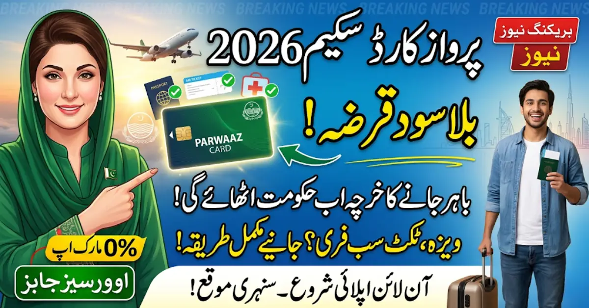 Parwaaz Card Program 2026 Full Details & Eligibility-Interest-Free Loan Scheme