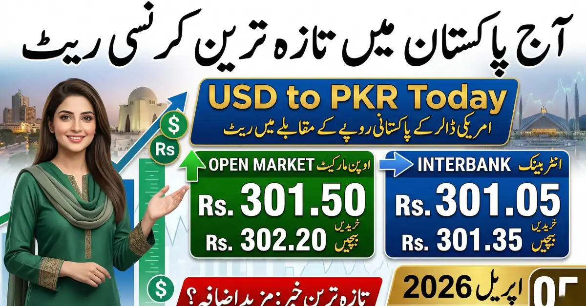 USD to PKR Today – 5 April 2026 Latest Currency Rates in Pakistan