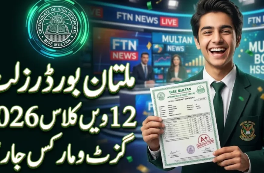 Multan Board 12th Class Result 2026 Declared Live Roll Number Search